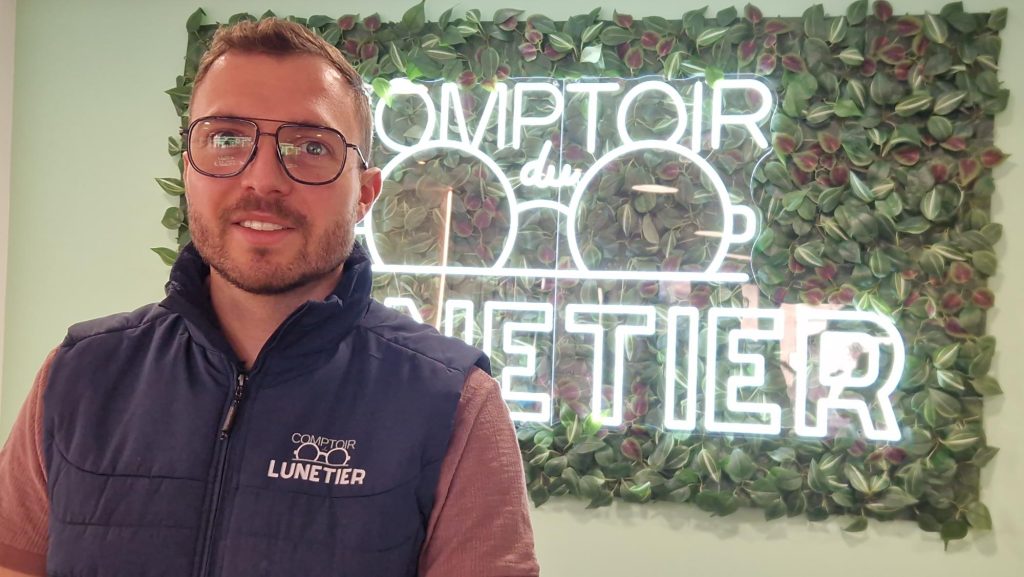 clément dirigeant comptoir du lunetier à chavanay